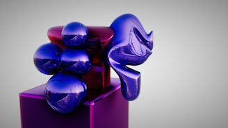 a purple gift box with a purple bow