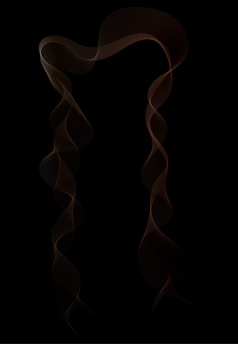 An asymmetrical layout with slow fade-in motion revealing textured midnight indigo layers.