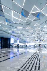 A clean, modern floor map highlighting key areas