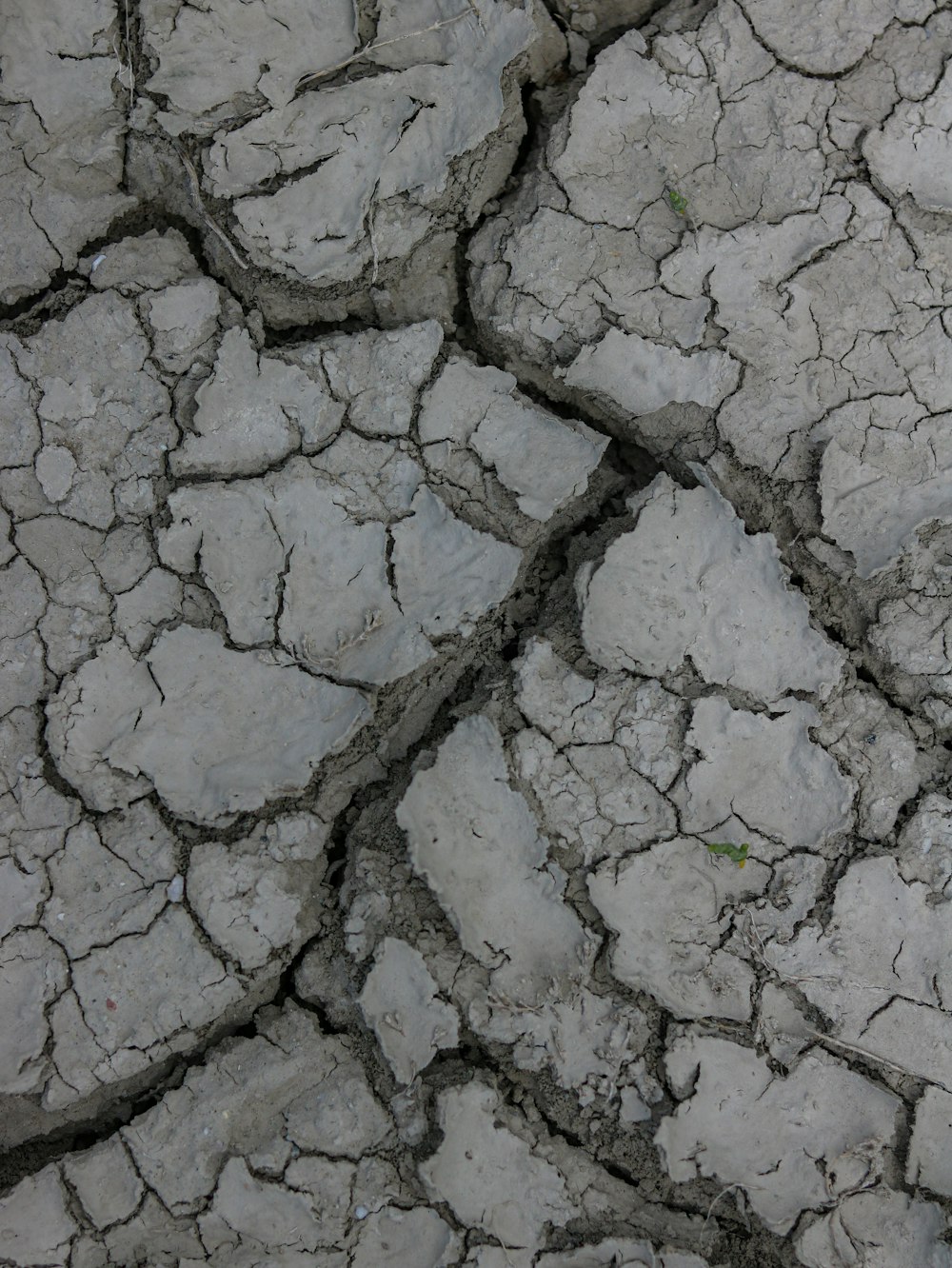 a cell phone laying on top of a cracked ground