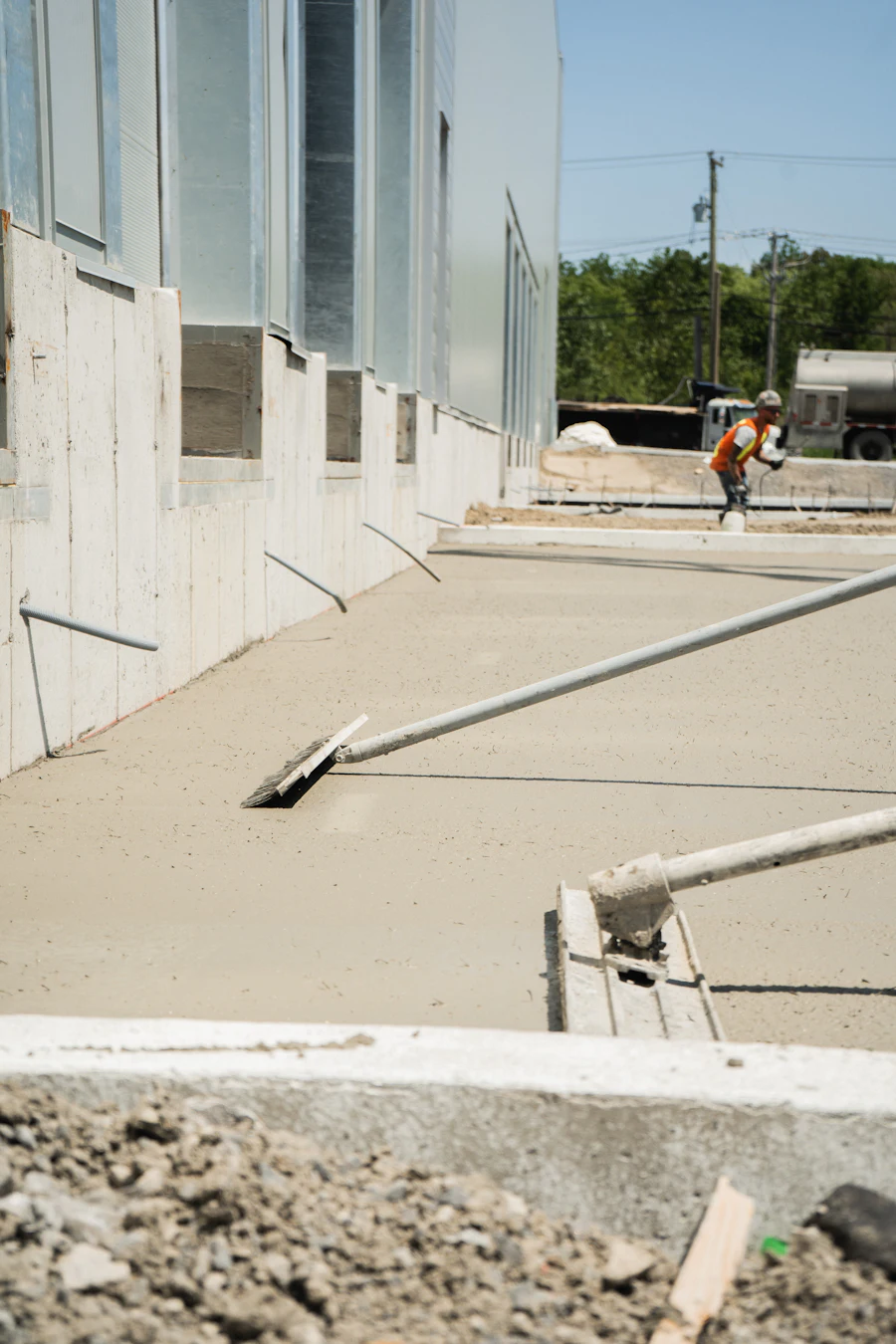 Structural concrete repair and strengthening work in progress