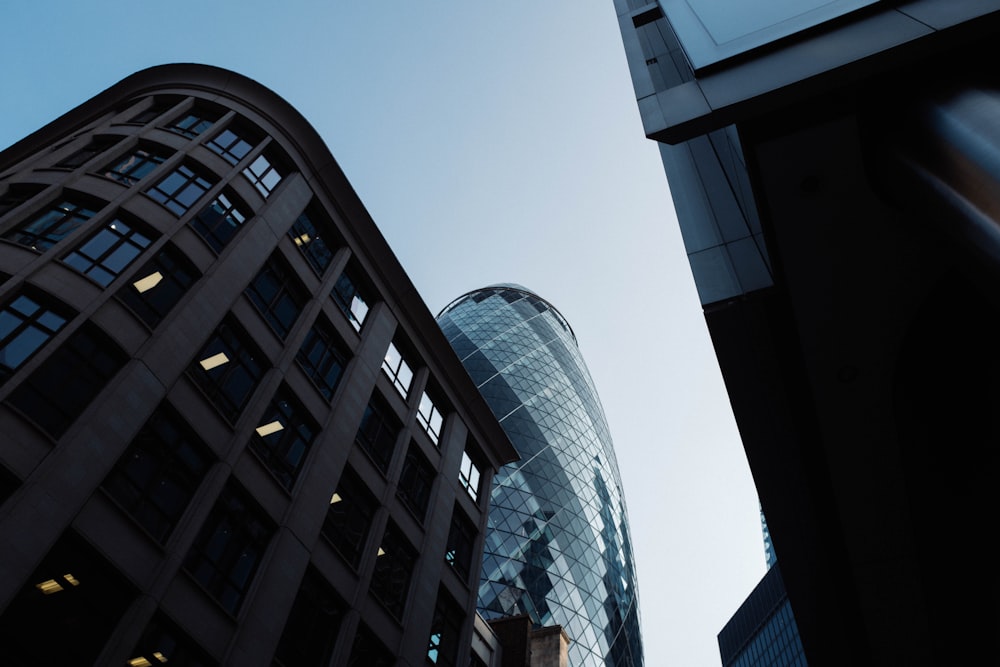 a tall building with a clock on the side of it