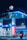 A gas station is illuminated at night, featuring bright blue and red signage and lighting. Two fuel pumps are visible, labeled for petrol and diesel. A person on a motorbike is approaching one of the pumps. The scene is partially obscured by tree leaves at the top of the image.