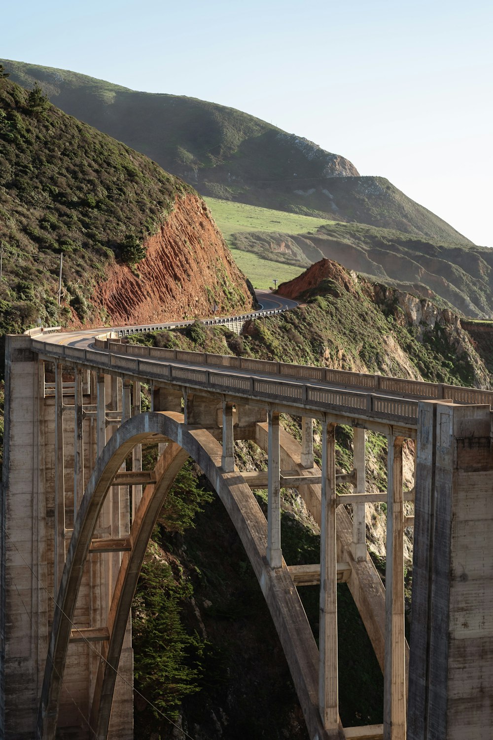 a large bridge over a large body of water