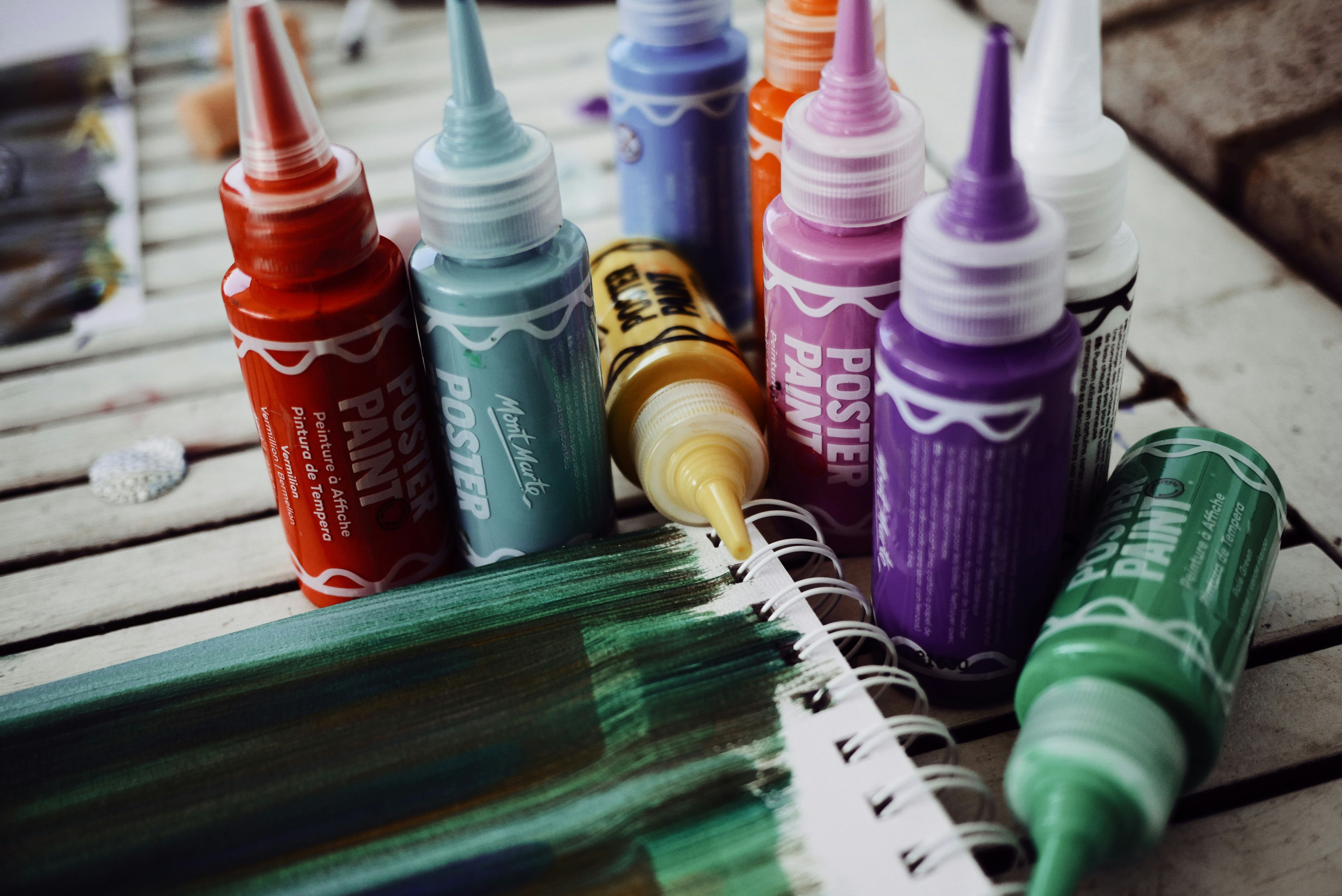 Pastel craft supplies