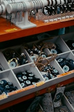 a bunch of ties that are on a table