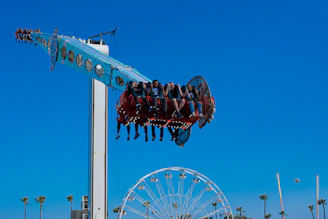 A family enjoying thrilling rides at a Disney theme park.