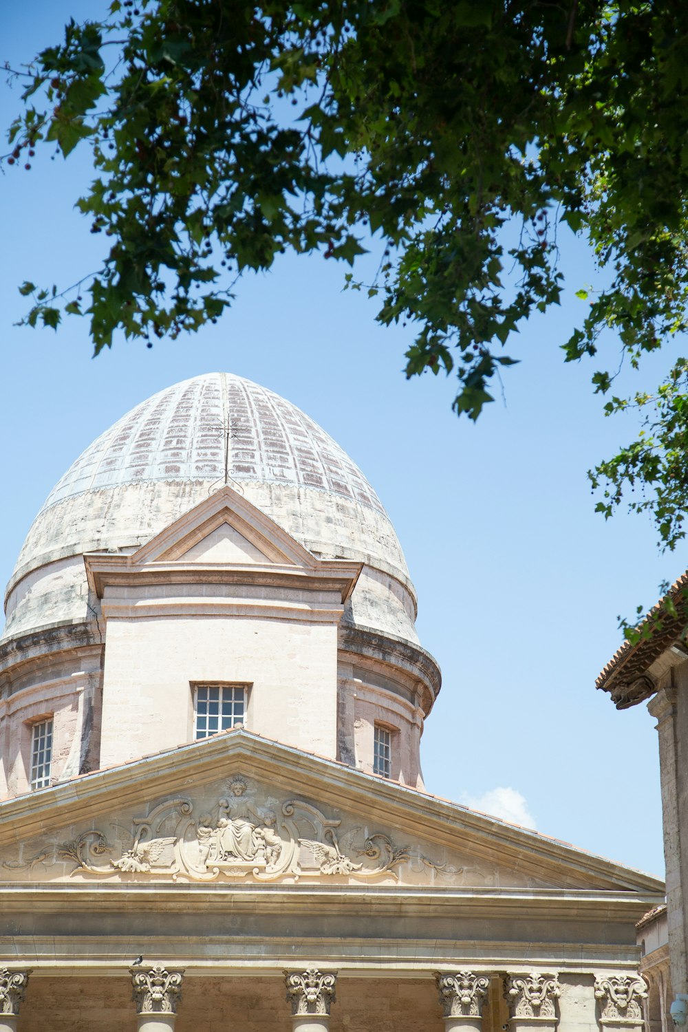 a large dome on top of a building