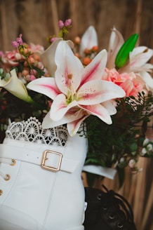 A beautiful floral arrangement showcasing the elegance of atelier bellefleur.