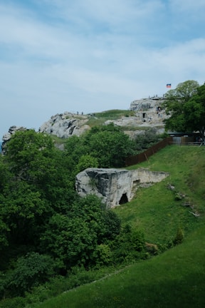 Aloka looking out over a vast American landscape during the peace walk.