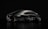 A futuristic conceptual image of a sleek car driving on a city road.