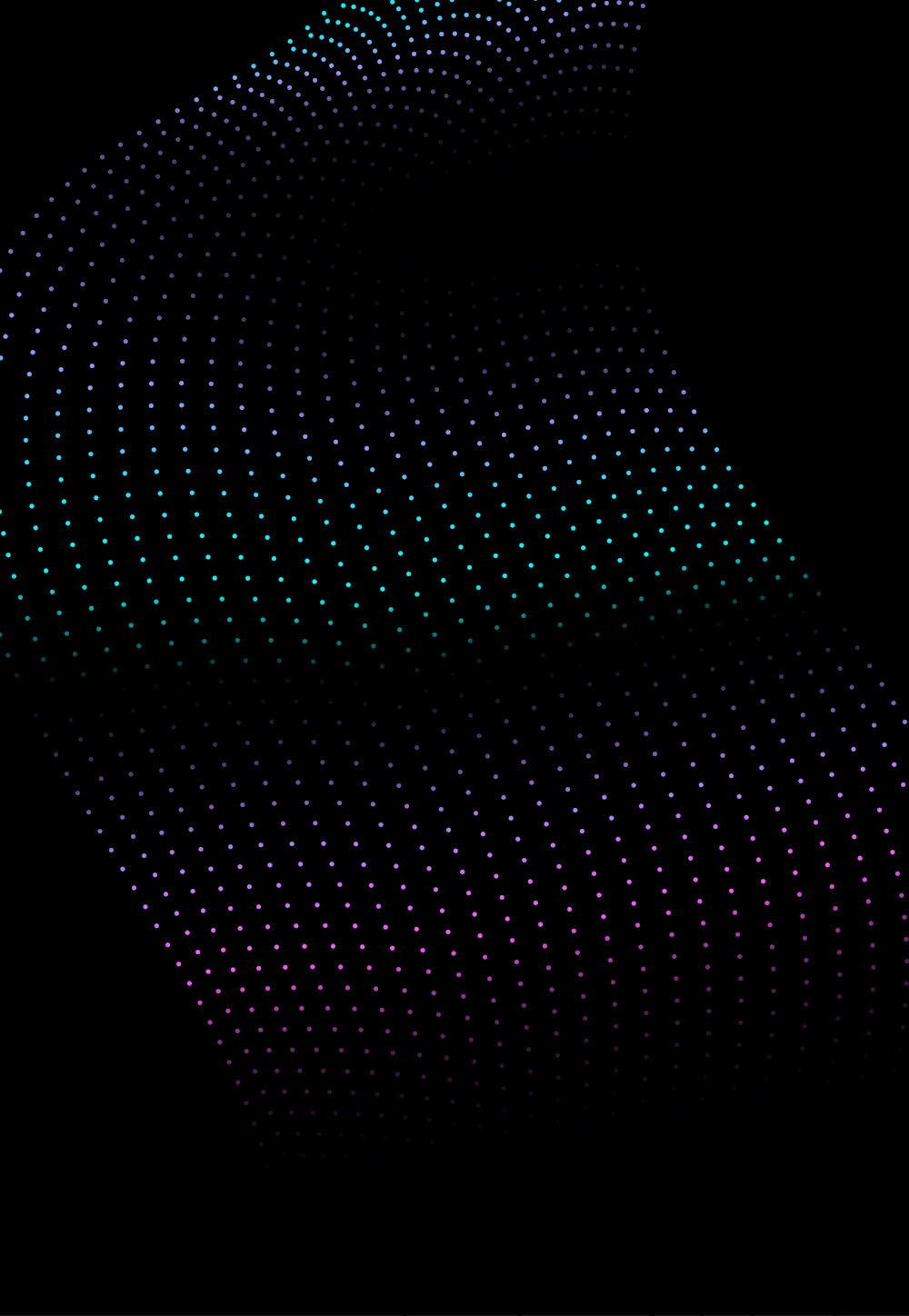 a black background with a pattern of dots