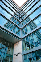 A panoramic view of a modern commercial building in a European city, reflecting Eurovanta Group’s real estate portfolio.