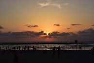A beautiful sunset family photo capturing a perfect day.