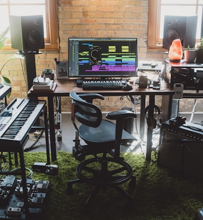 a room filled with lots of musical equipment