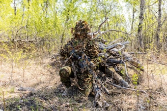 Best Ghillie Suits for Maximum Camouflage & Stealth