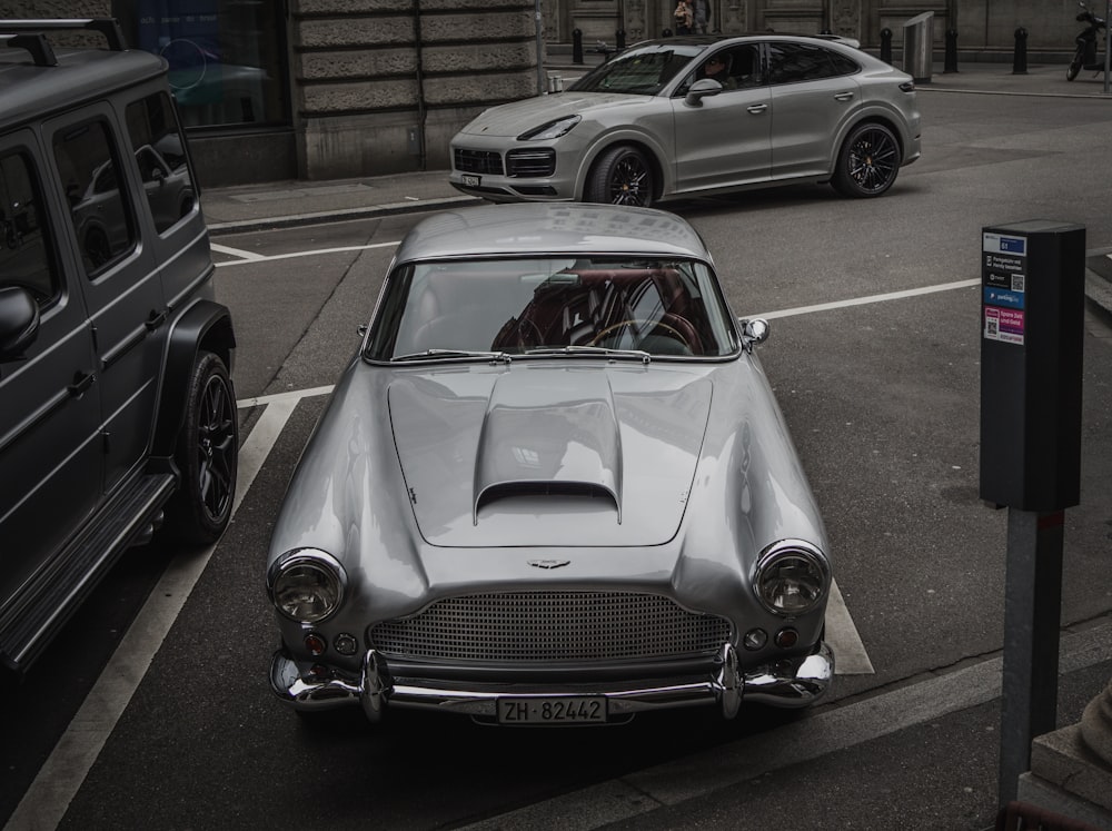 a car parked on the side of the road