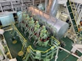 a large machine that is inside of a building