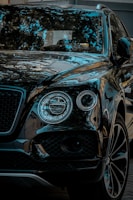 A spacious SUV with plush leather seats and ambient lighting, perfect for family trips.