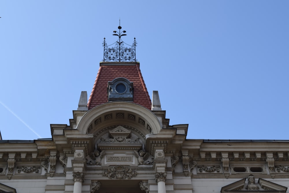 a clock tower on top of a building