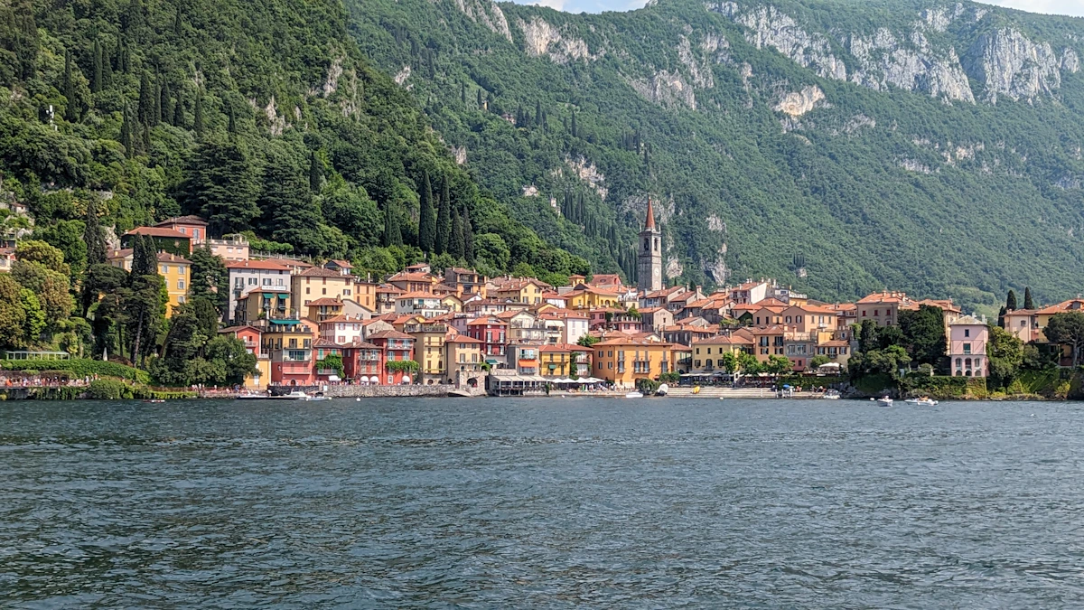 Village on the shore of Lake Como