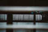 a black and white photo of a radiator