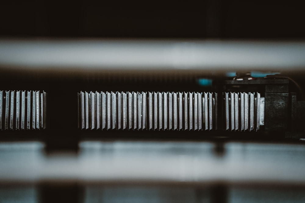 a black and white photo of a radiator