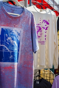a t - shirt with a picture of a man on it