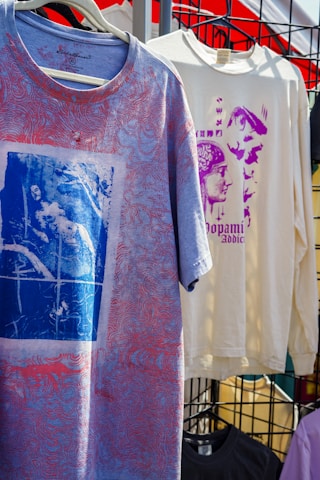 a t - shirt with a picture of a man on it