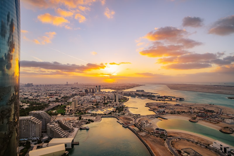 Atardecer en Abu Dhabi