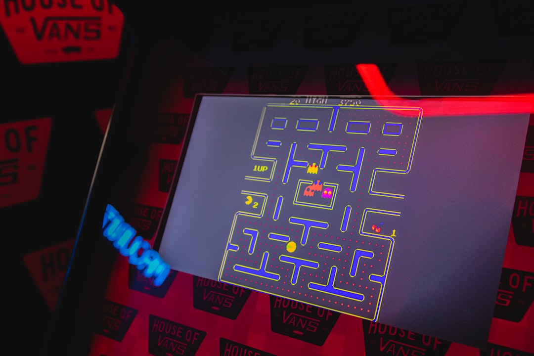 a computer screen with a game on it,