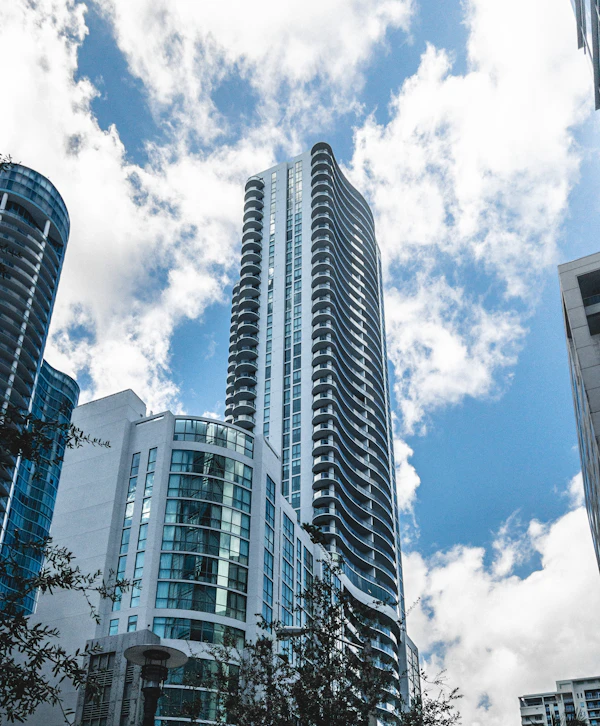 Las Olas Boulevard waterfront high-rises