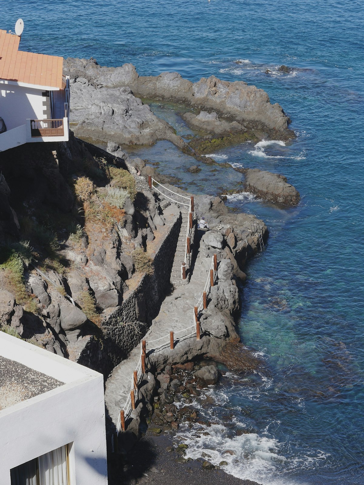 Villa con vistas al océano en Tenerife