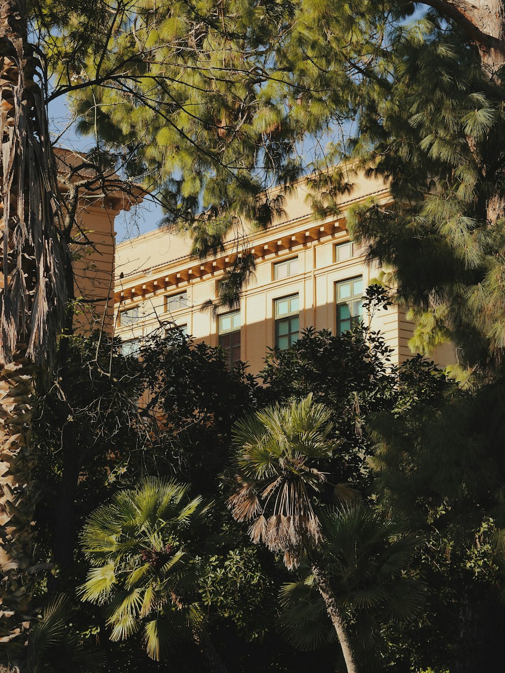 a building with a clock on the front of it