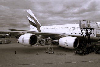 A large airport media billboard featuring colorful branding, visible to travelers and planes.