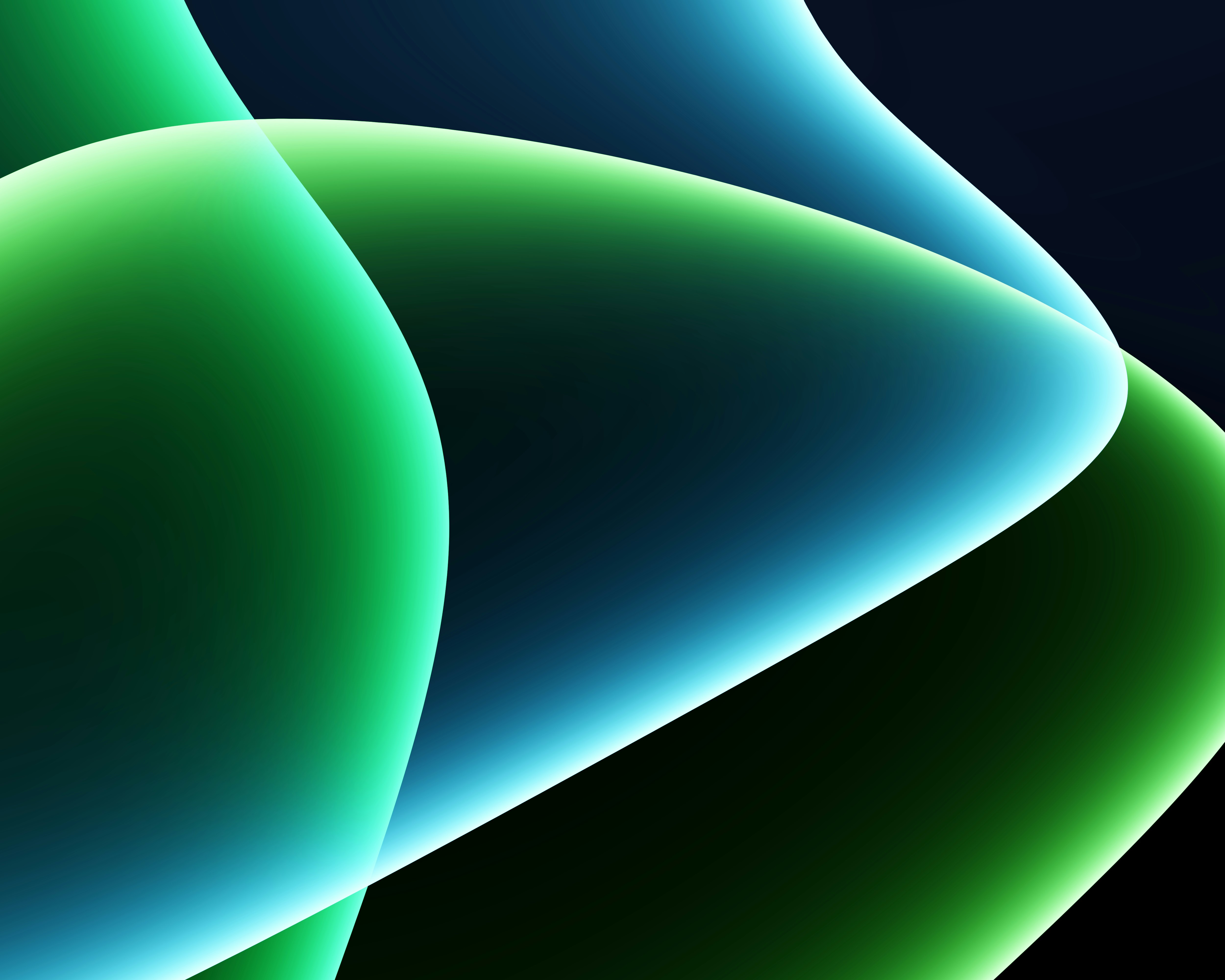 Un primo piano di un telefono cellulare con un design verde e blu