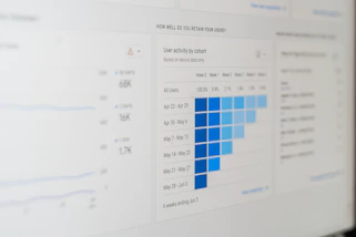 Sleek performance metrics dashboard highlighting growth plan benefits with subtle gradients.