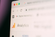 a close up of a computer screen with a blurry background