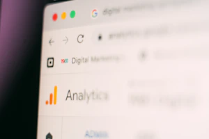 a close up of a computer screen with a blurry background