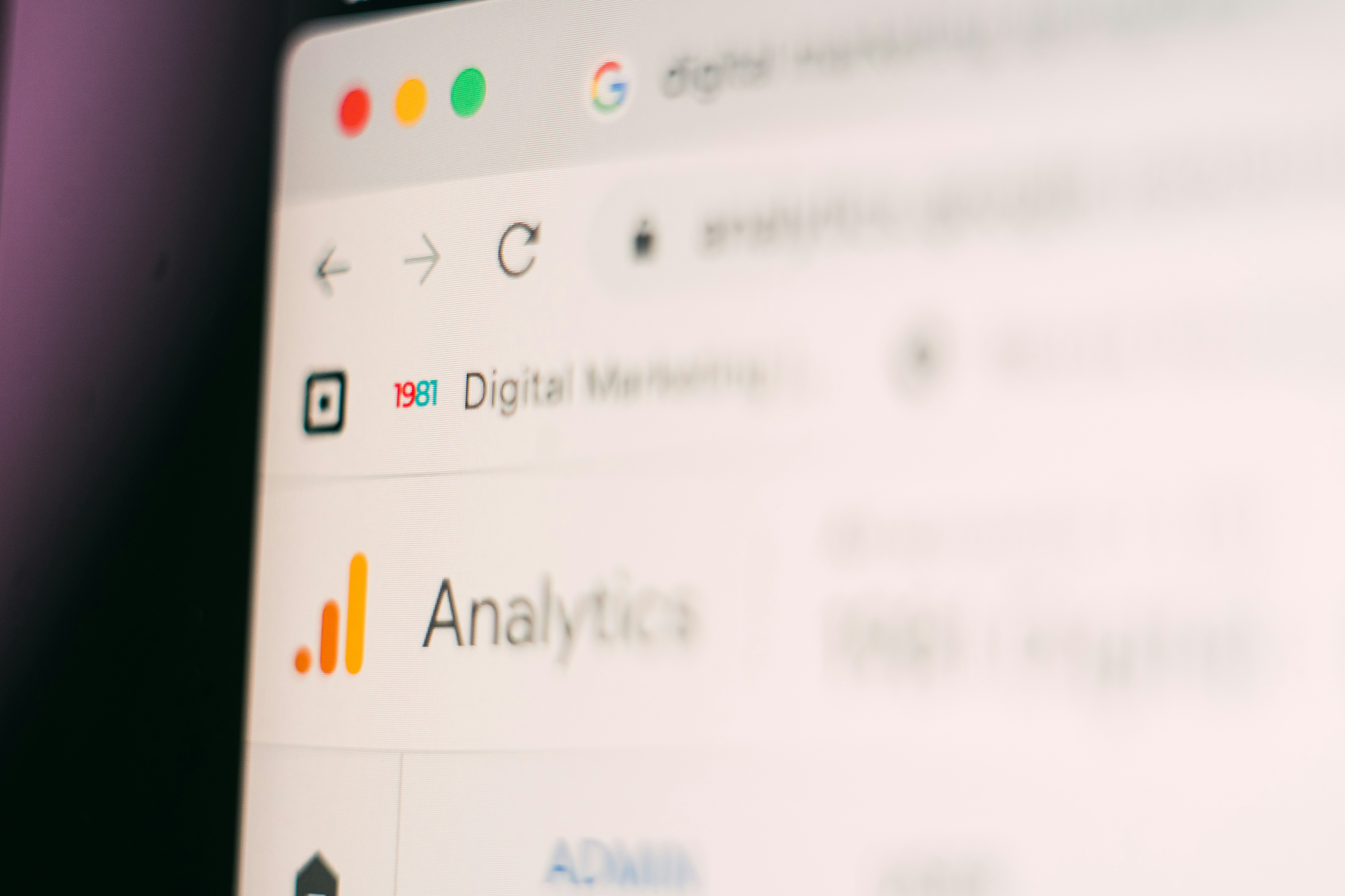 Marketing and analytics dashboard for 1981 digital's website design services in Springfield, Illinois.
