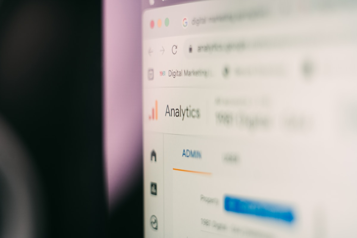 Photo of the Google Analytics 4 platform