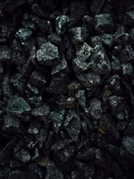 Abstract digital obsidian shards