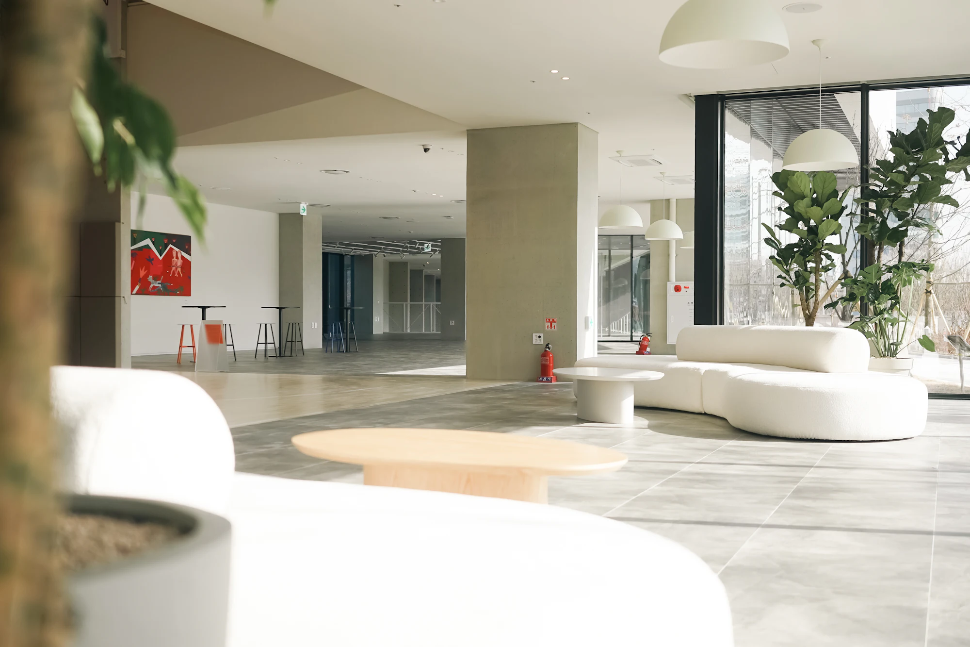 Commercial interior texture