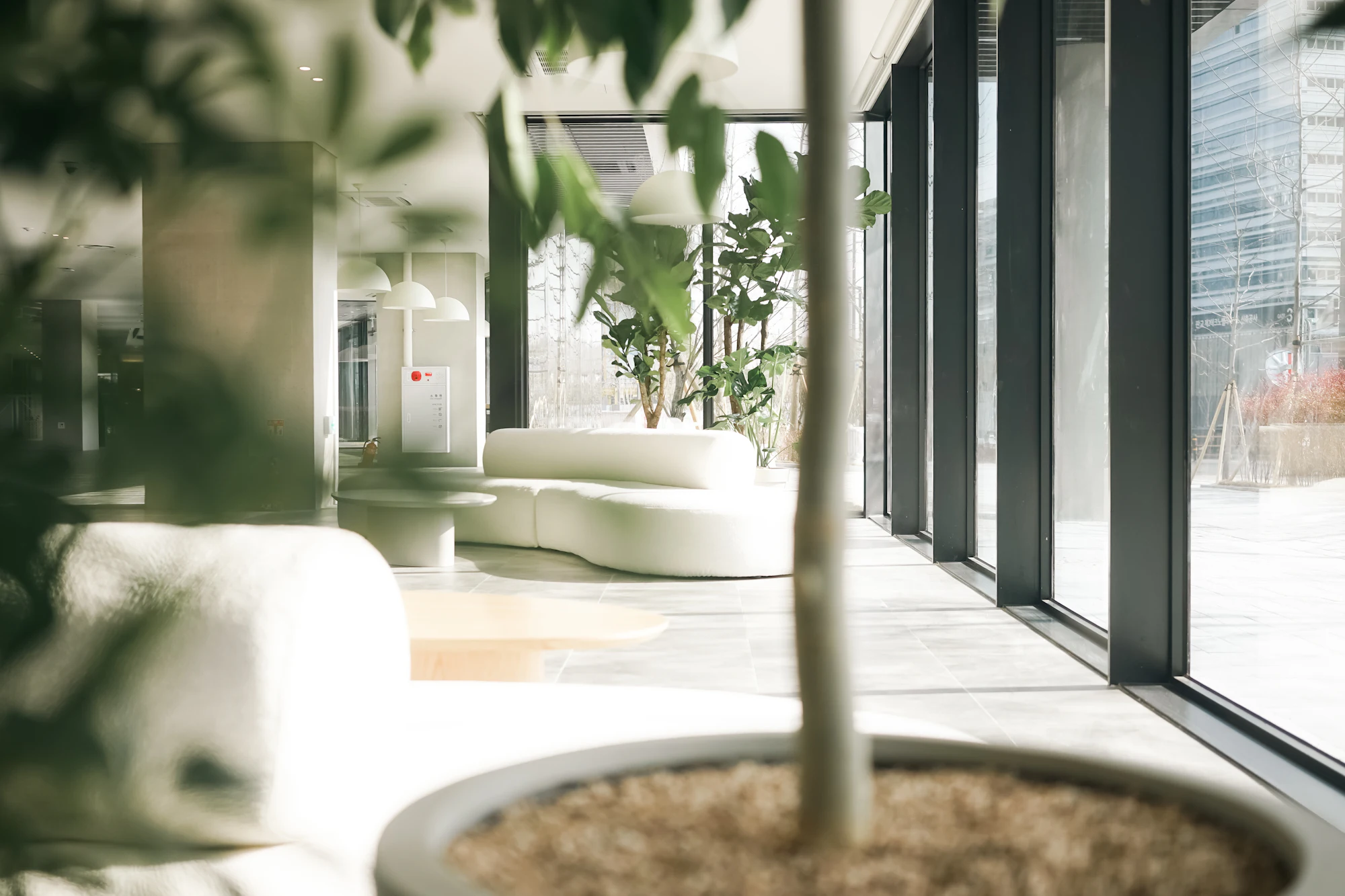 Commercial interior texture