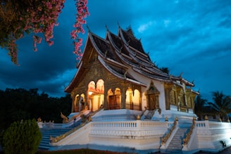 a building with a lot of windows and stairs