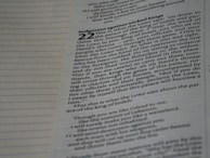 A close-up view of a page from a book with the title 'Judgment against wicked kings' prominently displayed. The text is printed in black on an off-white background, and there are visible lines on the left side suggesting notes can be written there.
