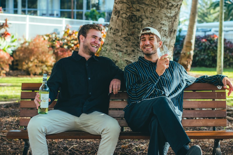 Wine date for gay couple