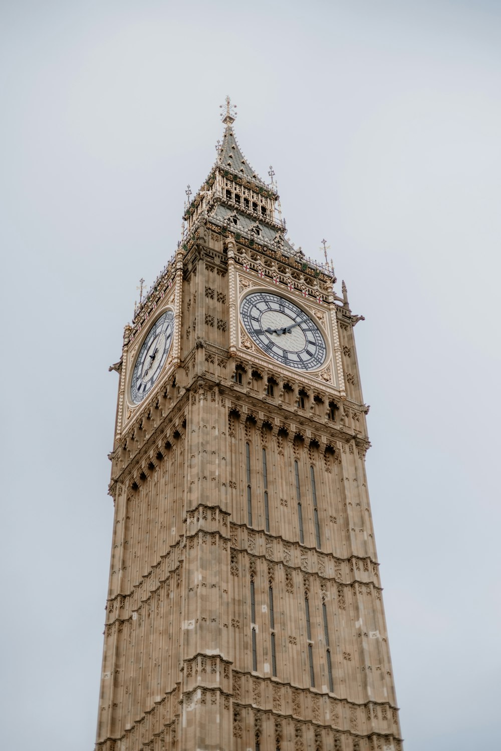 a tall clock tower with a sky background