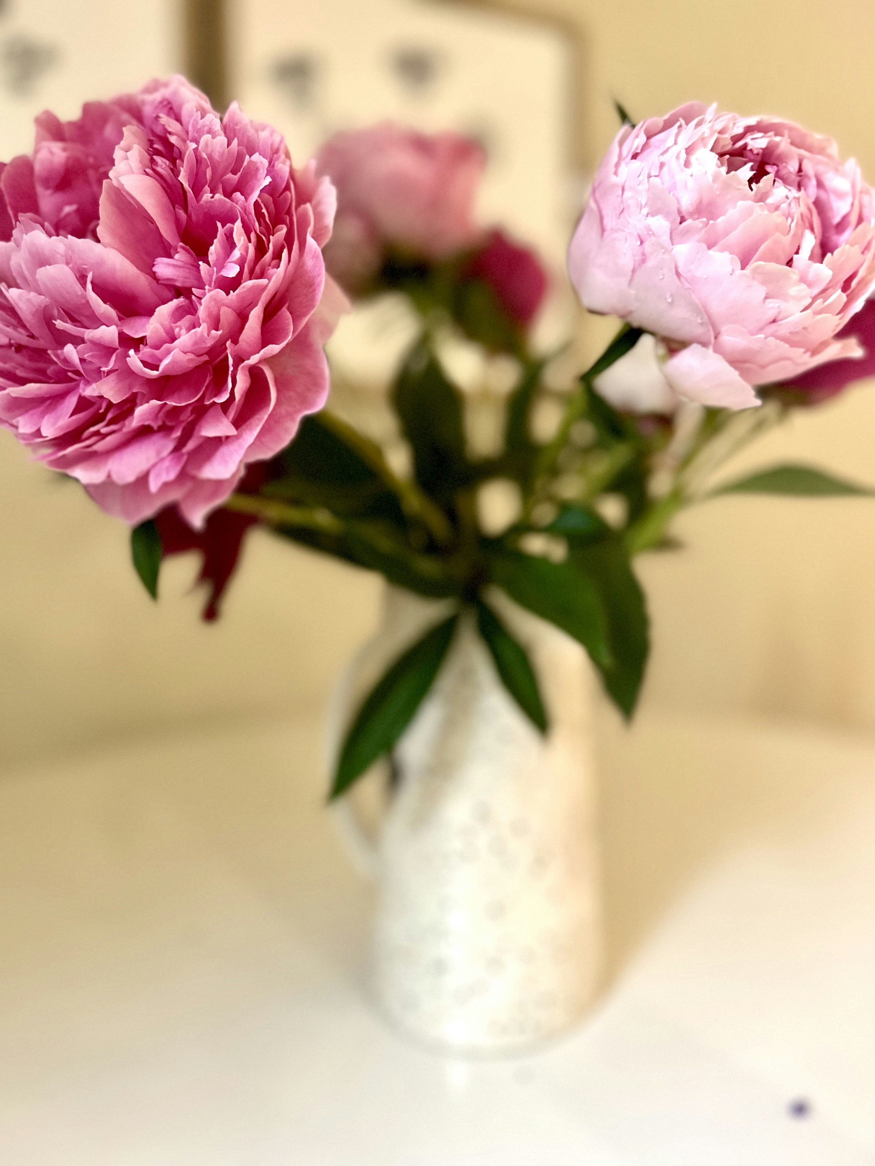 Elegant Faux Peonies
