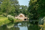 A picturesque landscape featuring a heritage-inspired structure.